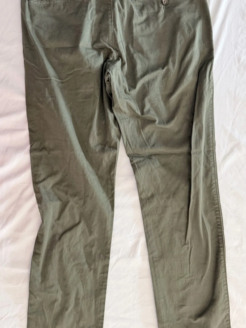 J Crew Flex Pants Mens 31x32 Black Skinny Chino Stretch Casual Preppy Workwear